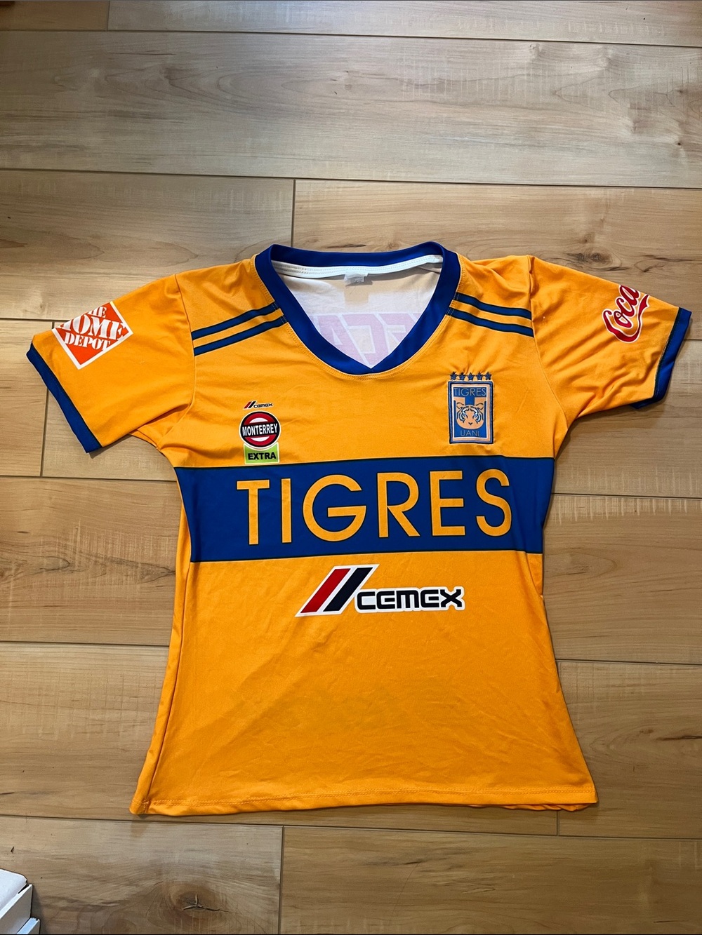Tigres Soccer Jersey in Gold & Royal Blue